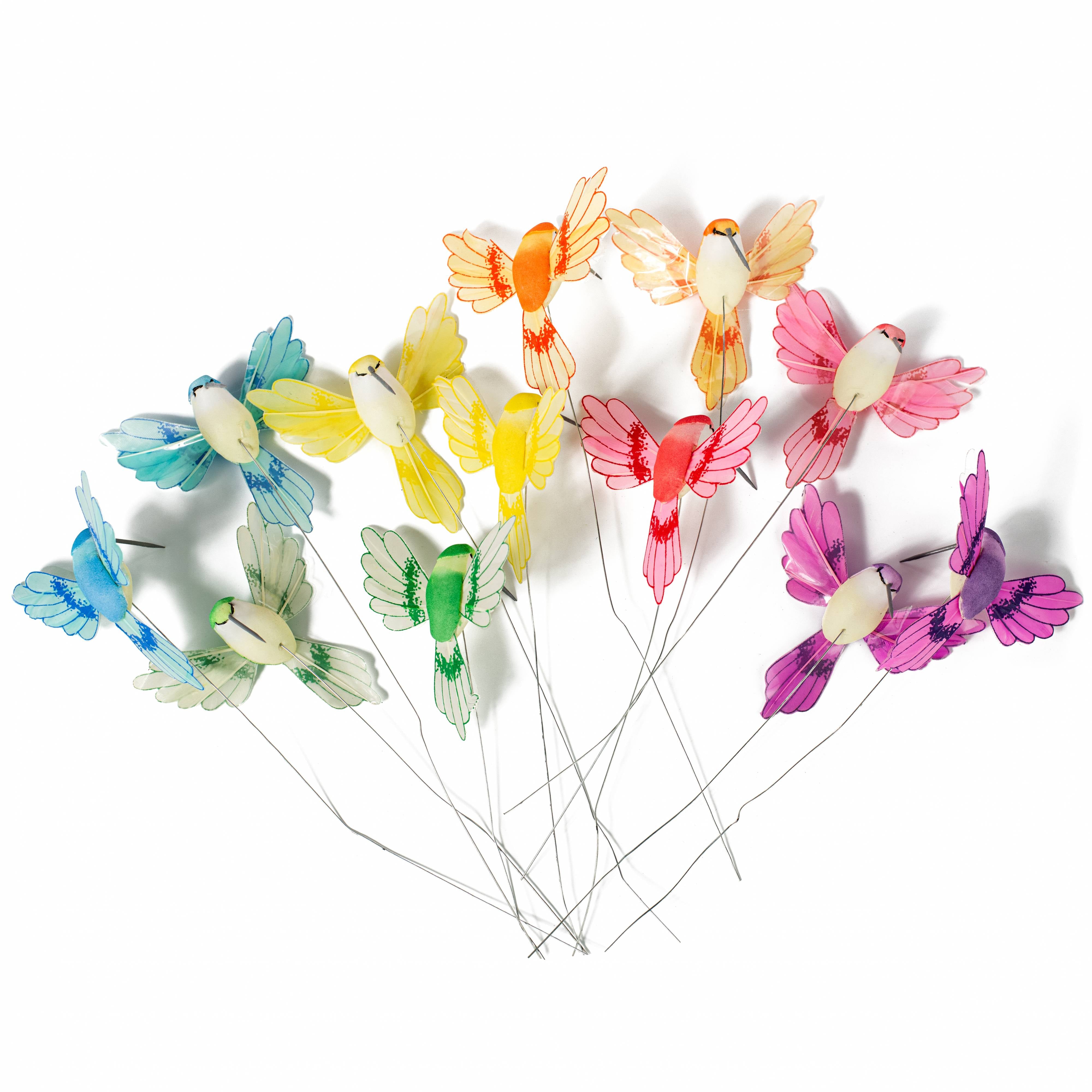 3.75" Hummingbird Wired Ornaments (Set of 12) Item Number: MW5708