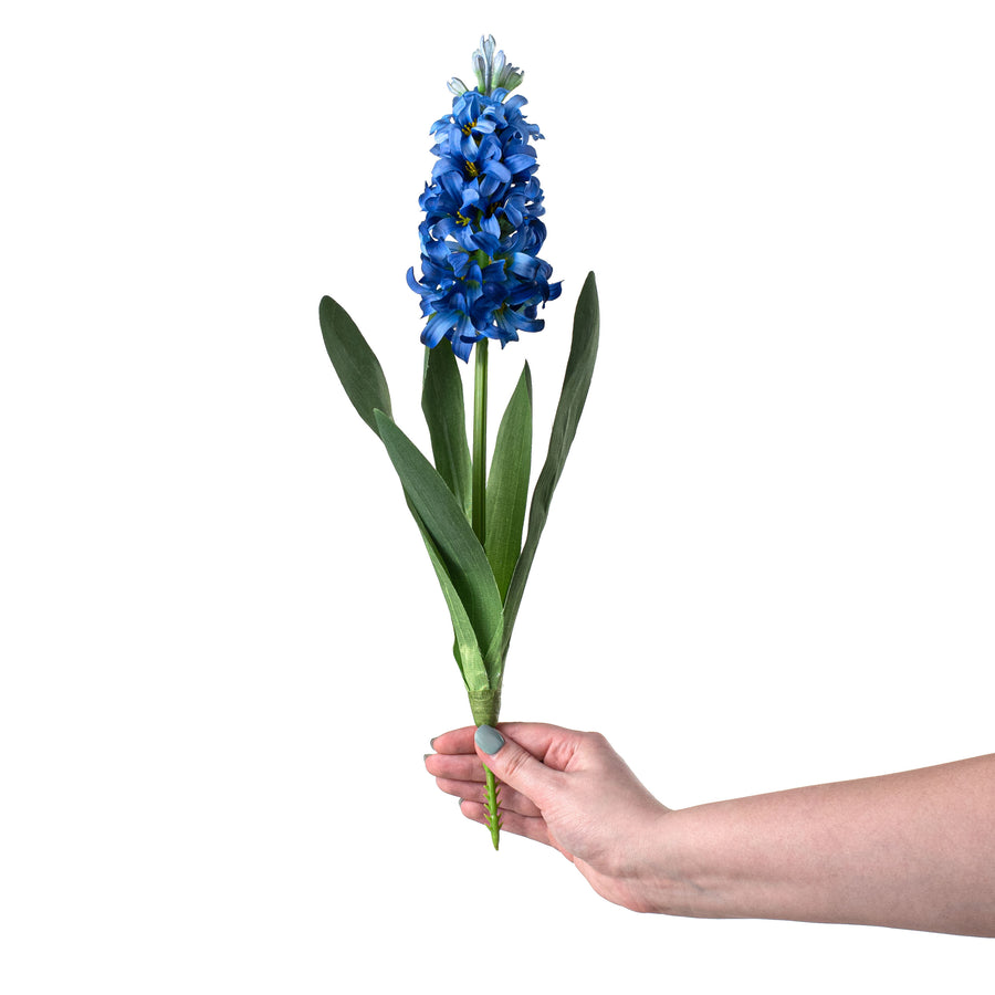 17" Hyacinth Spray: Blue detail photo 3