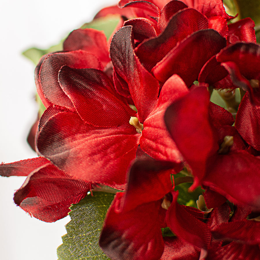 21" Hydrangea Bush: Burgundy Lifestyle Photo