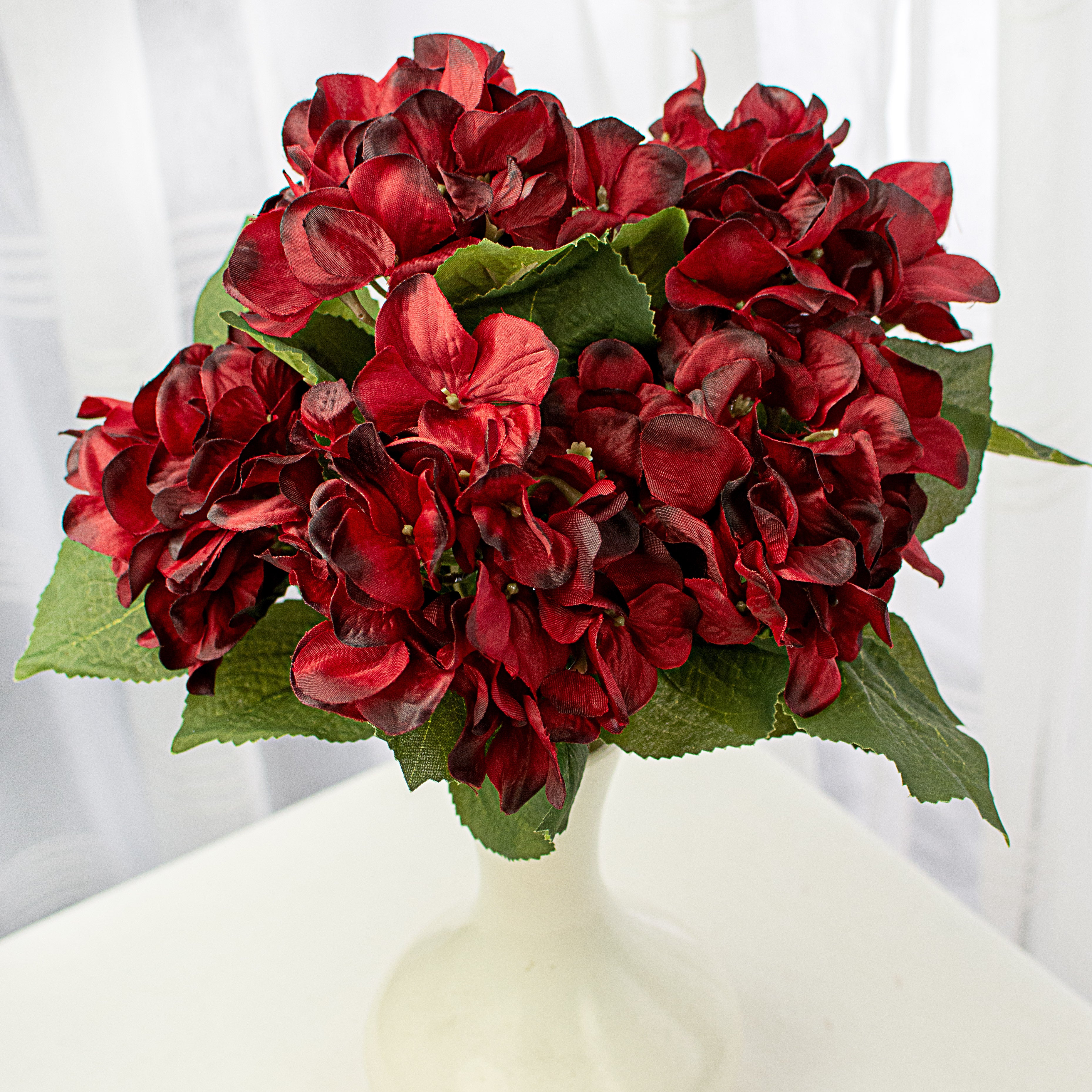 21" Hydrangea Bush: Burgundy Item Number: 30469BG