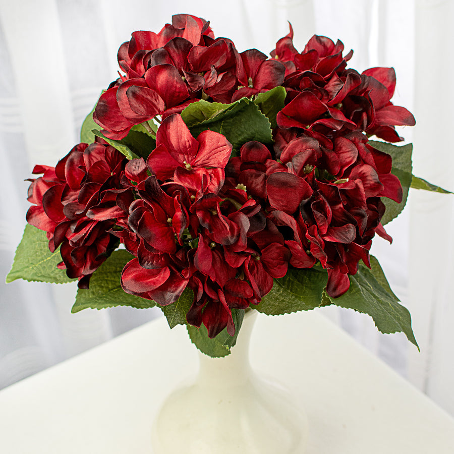 21" Hydrangea Bush: Burgundy Item Number: 30469BG