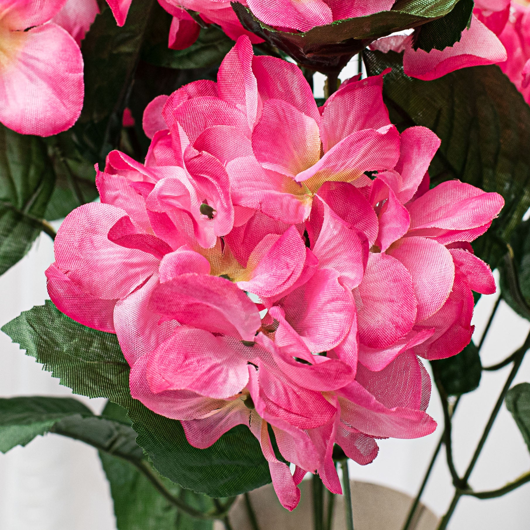 20" Hydrangea Bush: Fuchsia Pink Lifestyle Photo