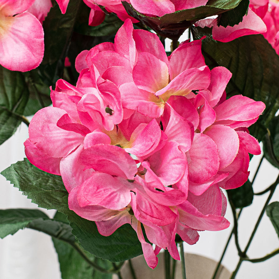 20" Hydrangea Bush: Fuchsia Pink Lifestyle Photo