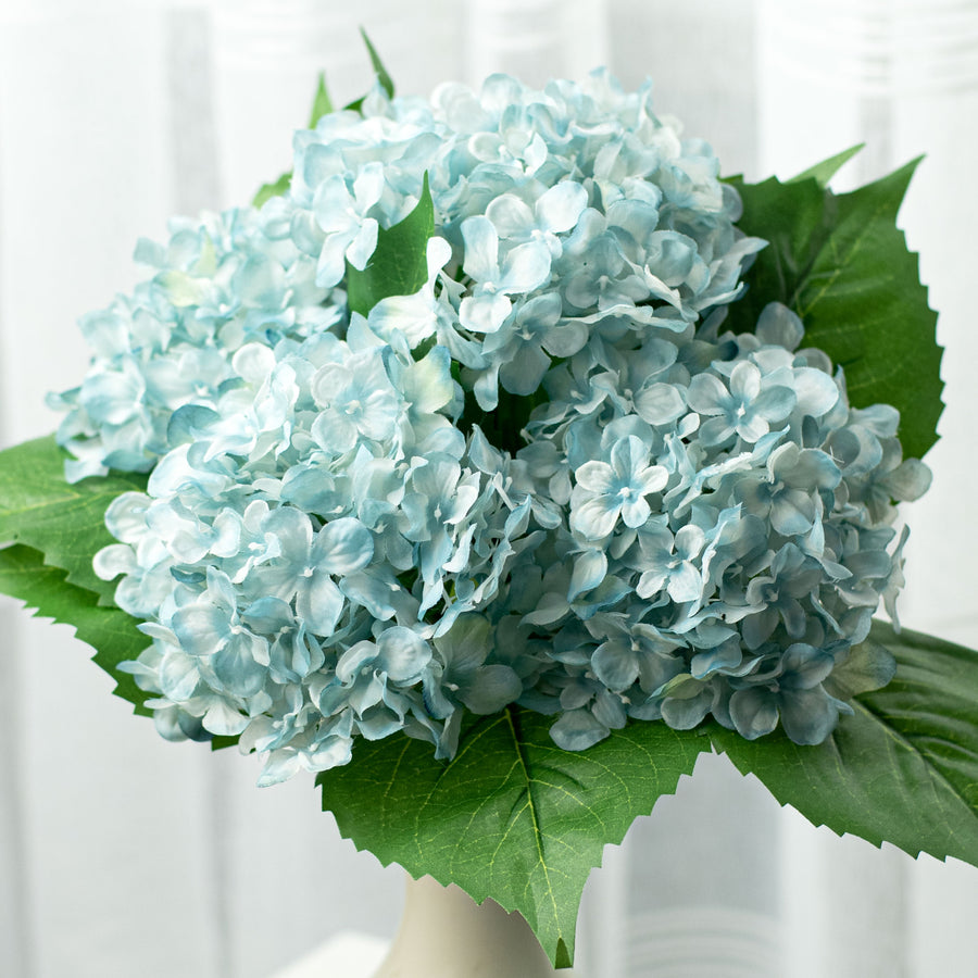 19" Hydrangea Bush: Light Blue (5) Item Number: 30334LTBL