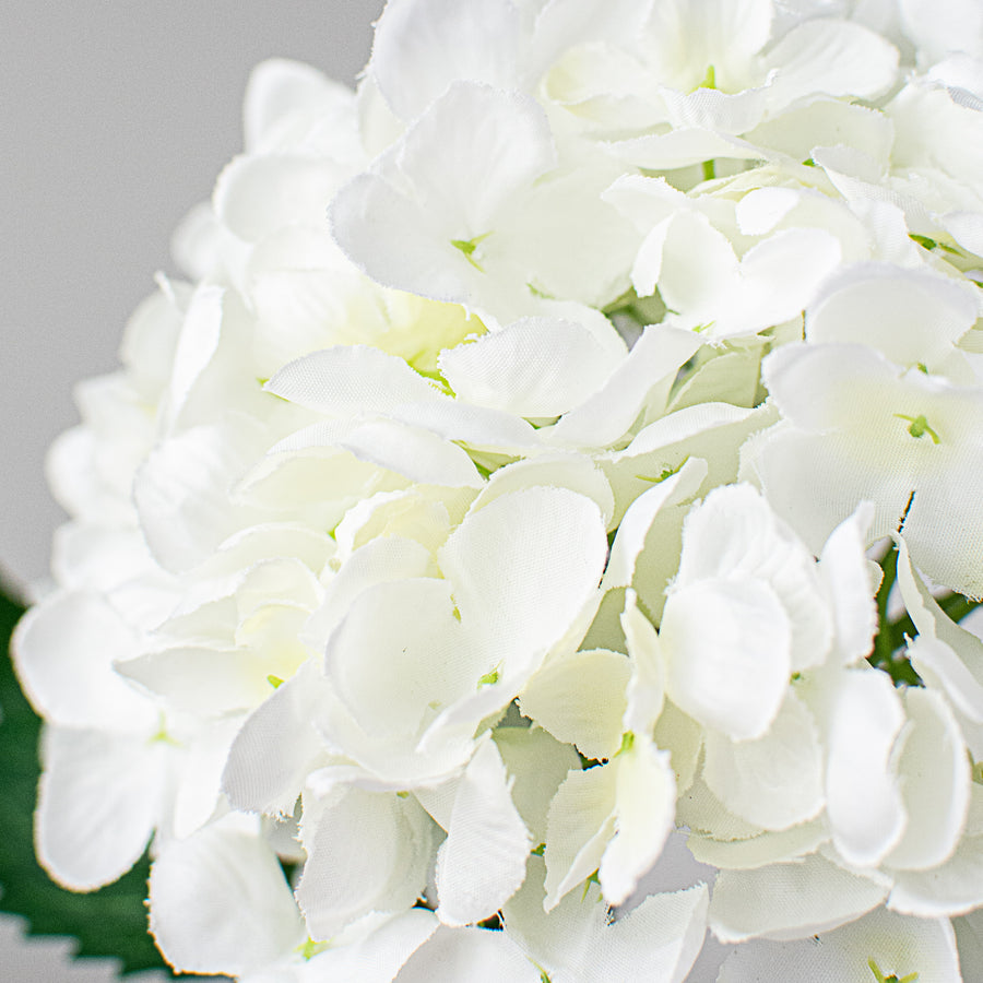 21" Hydrangea Stem: White Lifestyle Photo