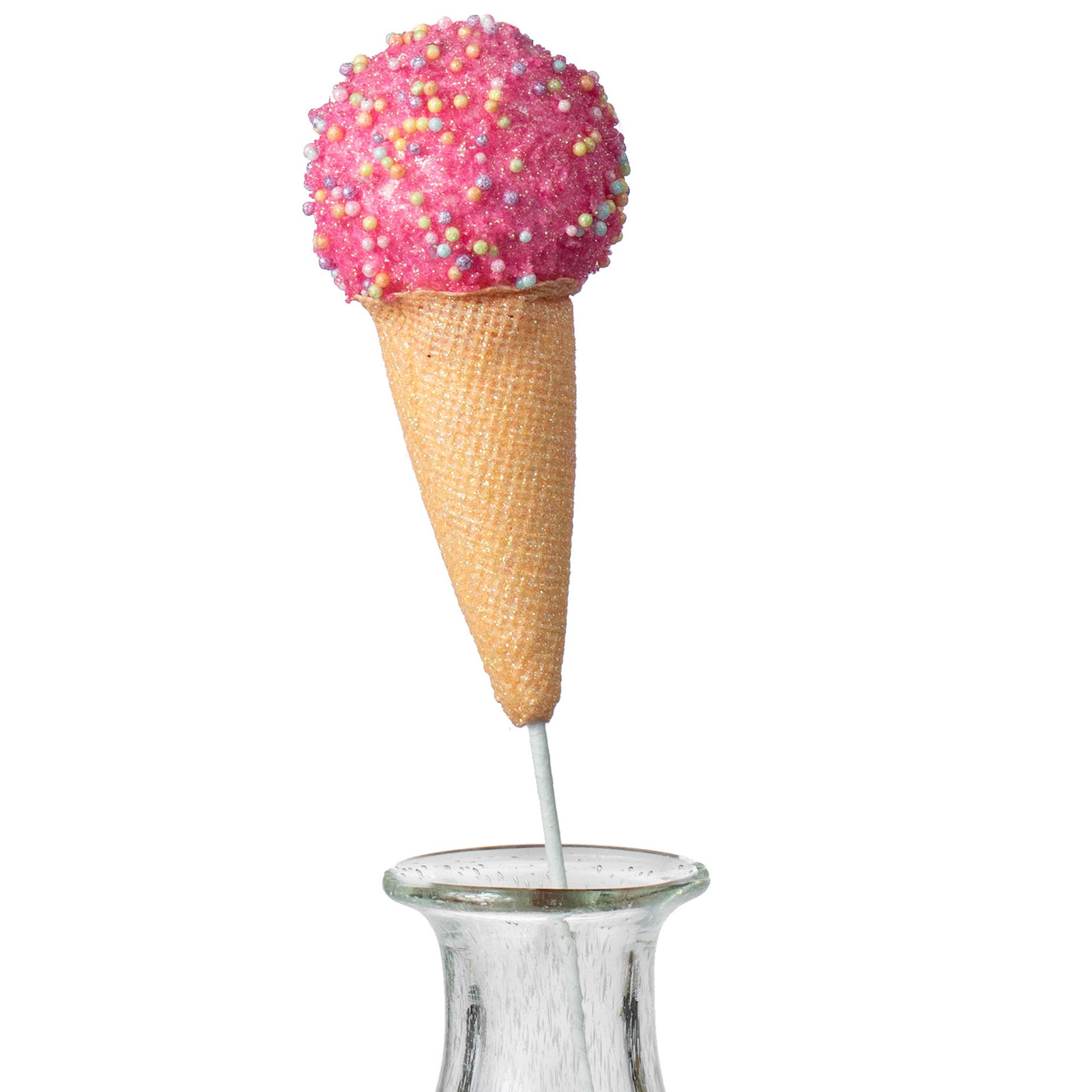 16" Ice Cream Cone Pick: Pink Item Number: 62287PK