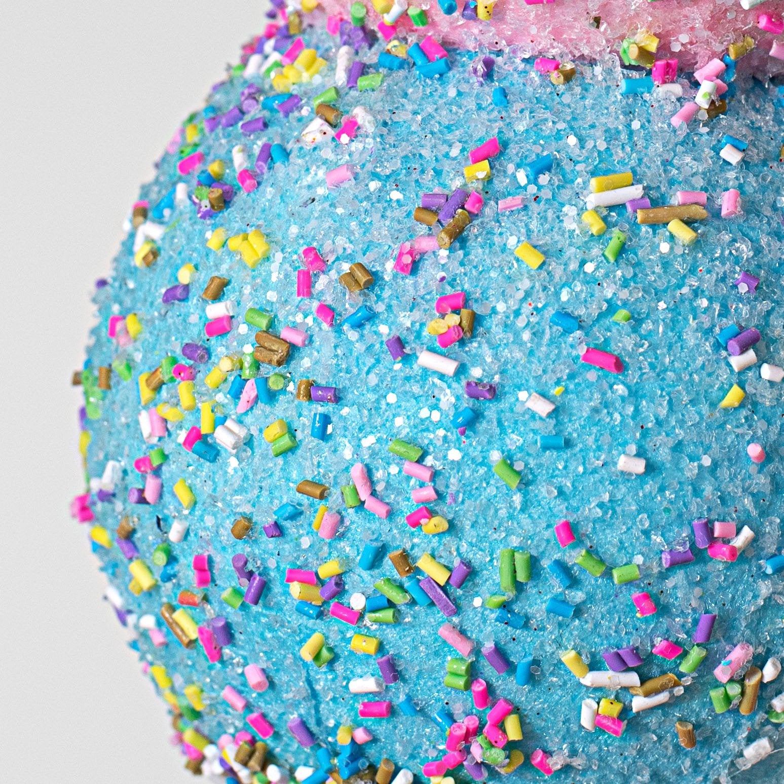 12.5" Ice Cream Ornament: Pink & Blue detail photo 3