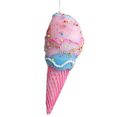15" Ice Cream Ornament: Pink & Blue Item Number: 85389PKBL