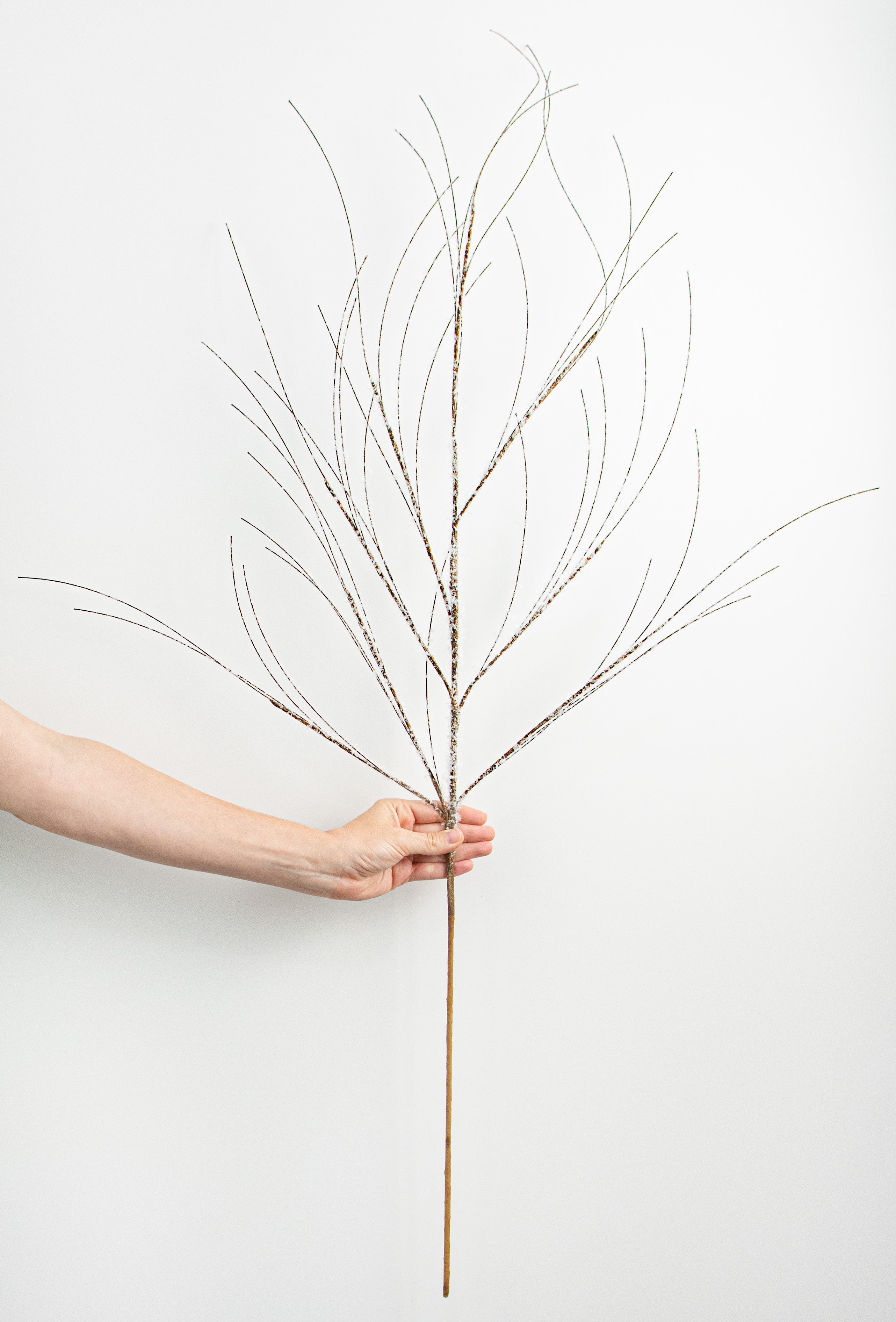 37" Iced Grass Spray: Natural detail photo 3
