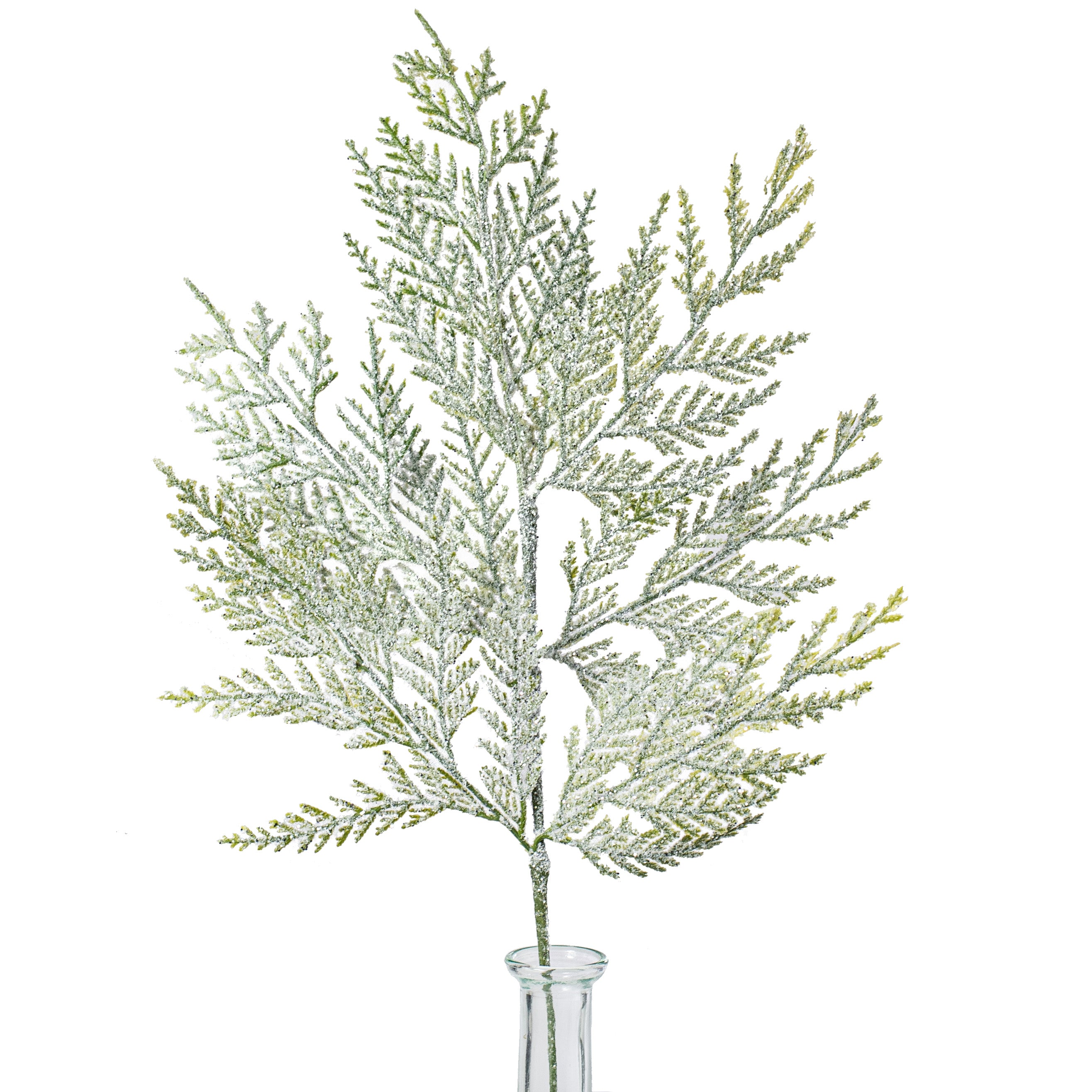 19" Iced Green Cedar Spray Item Number: 221036