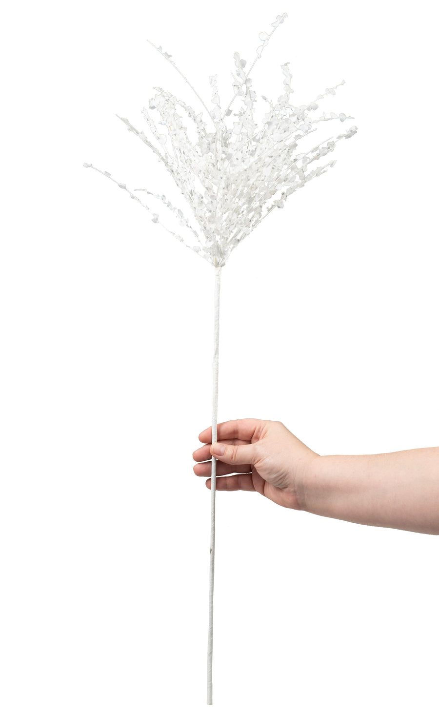 29" Iced Starburst Spray: White Lifestyle Photo