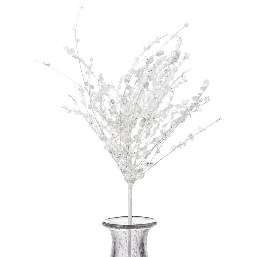29" Iced Starburst Spray: White Item Number: 271636