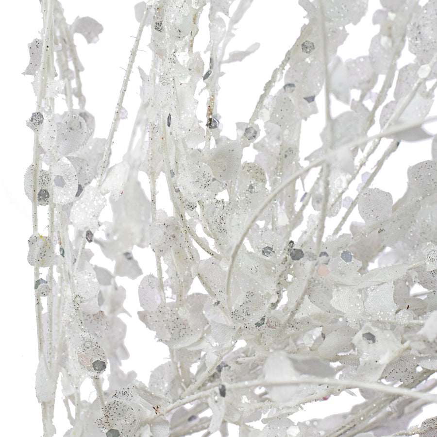 29" Iced Starburst Spray: White detail photo 3