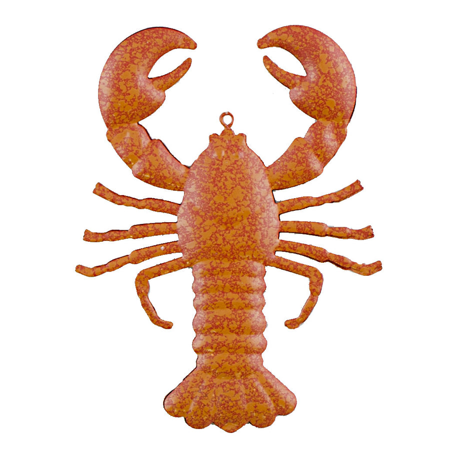 5" Tin Crawfish/Lobster Ornament: Red