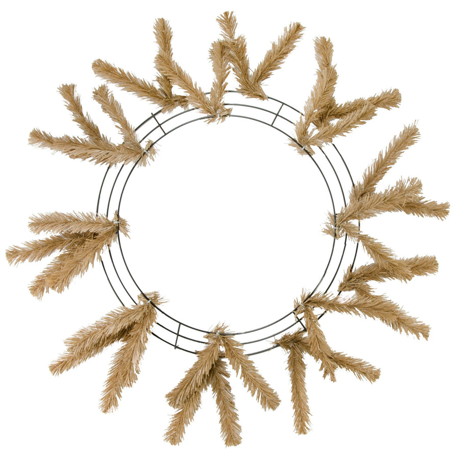 15-24" Work Wreath Form: Burlap