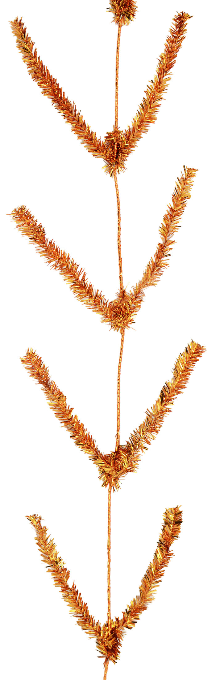 Tinsel Work Garland: Metallic Copper (9 ft)