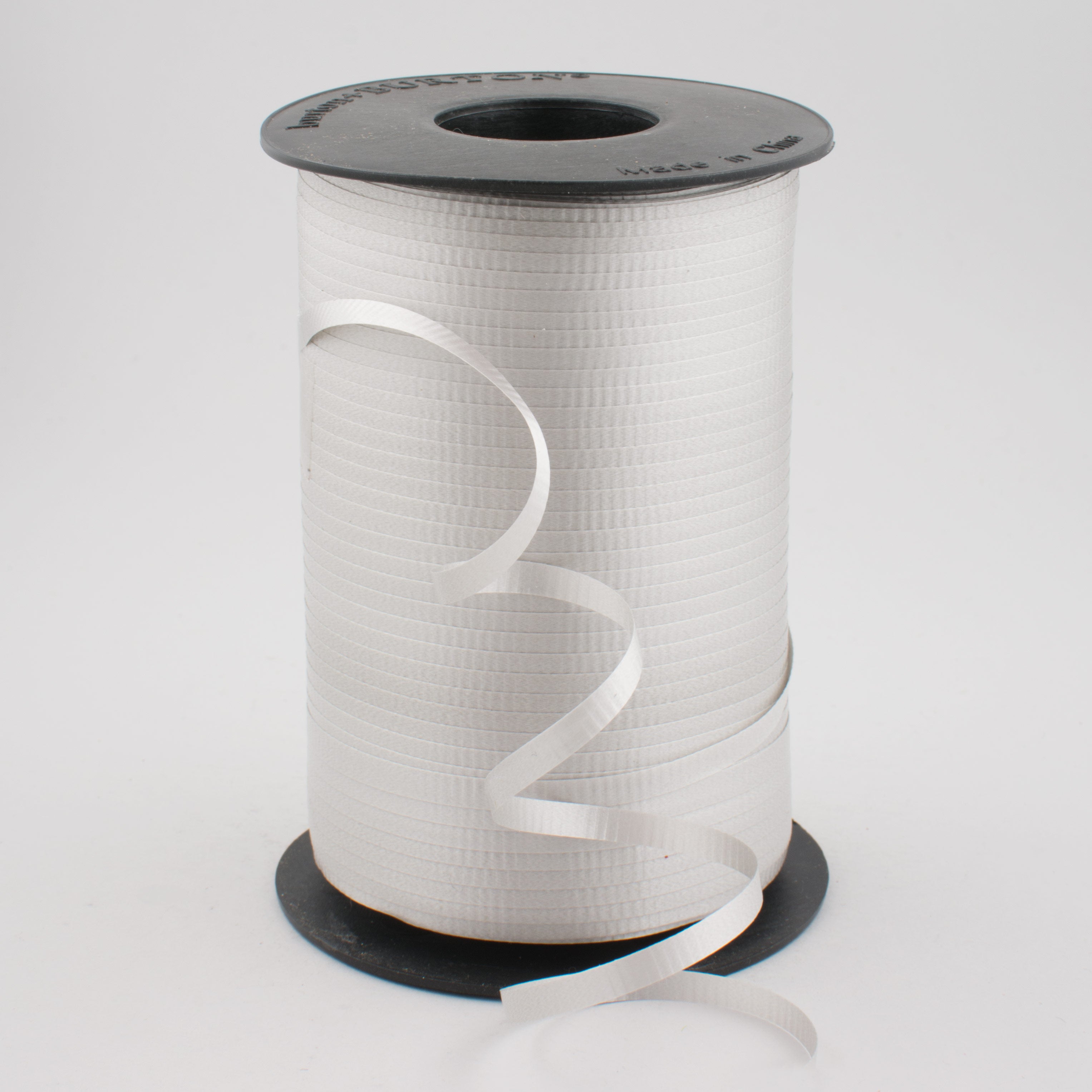 3/16" Curling Ribbon Crimped: Silver (550 Yards)