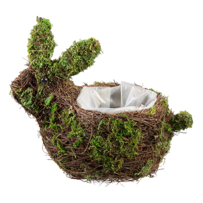 9" Mossy Vine Rabbit Planter
