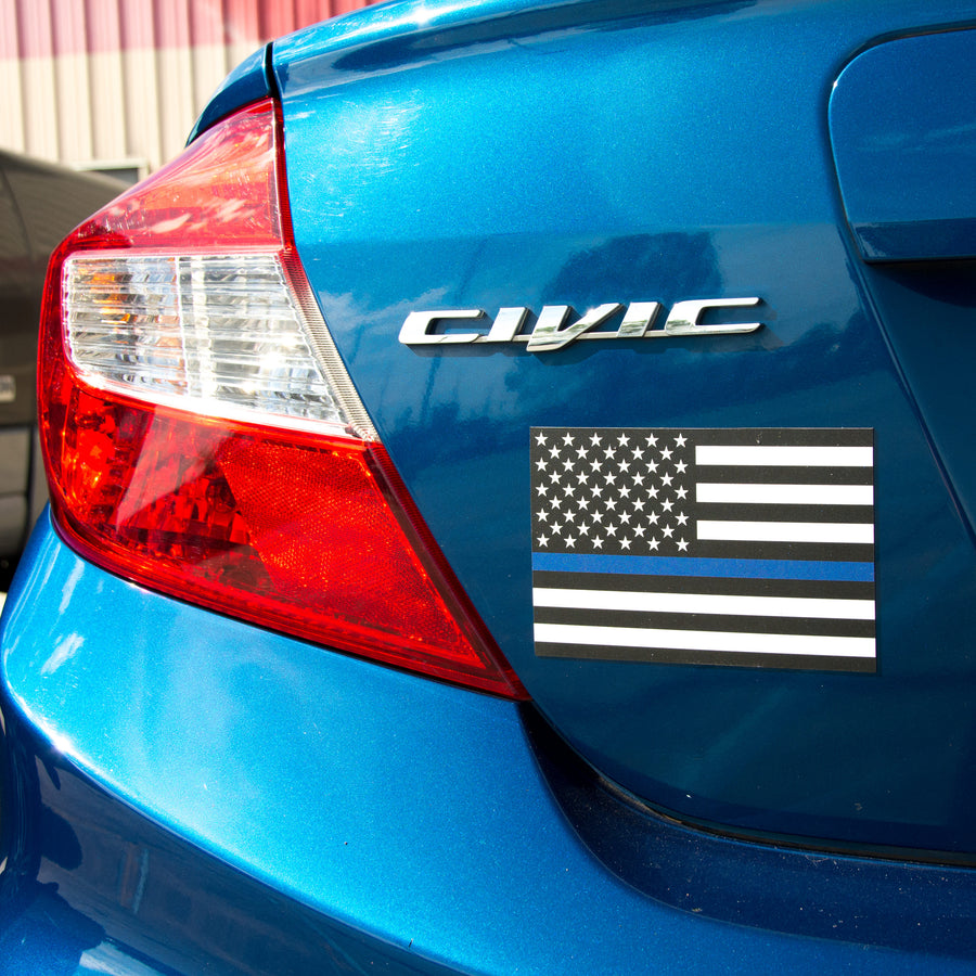 Police Support Flag Magnet (4" x 6.5")