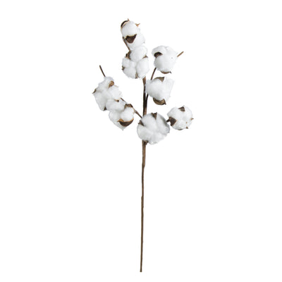 24" Super Cotton Boll Floral Spray