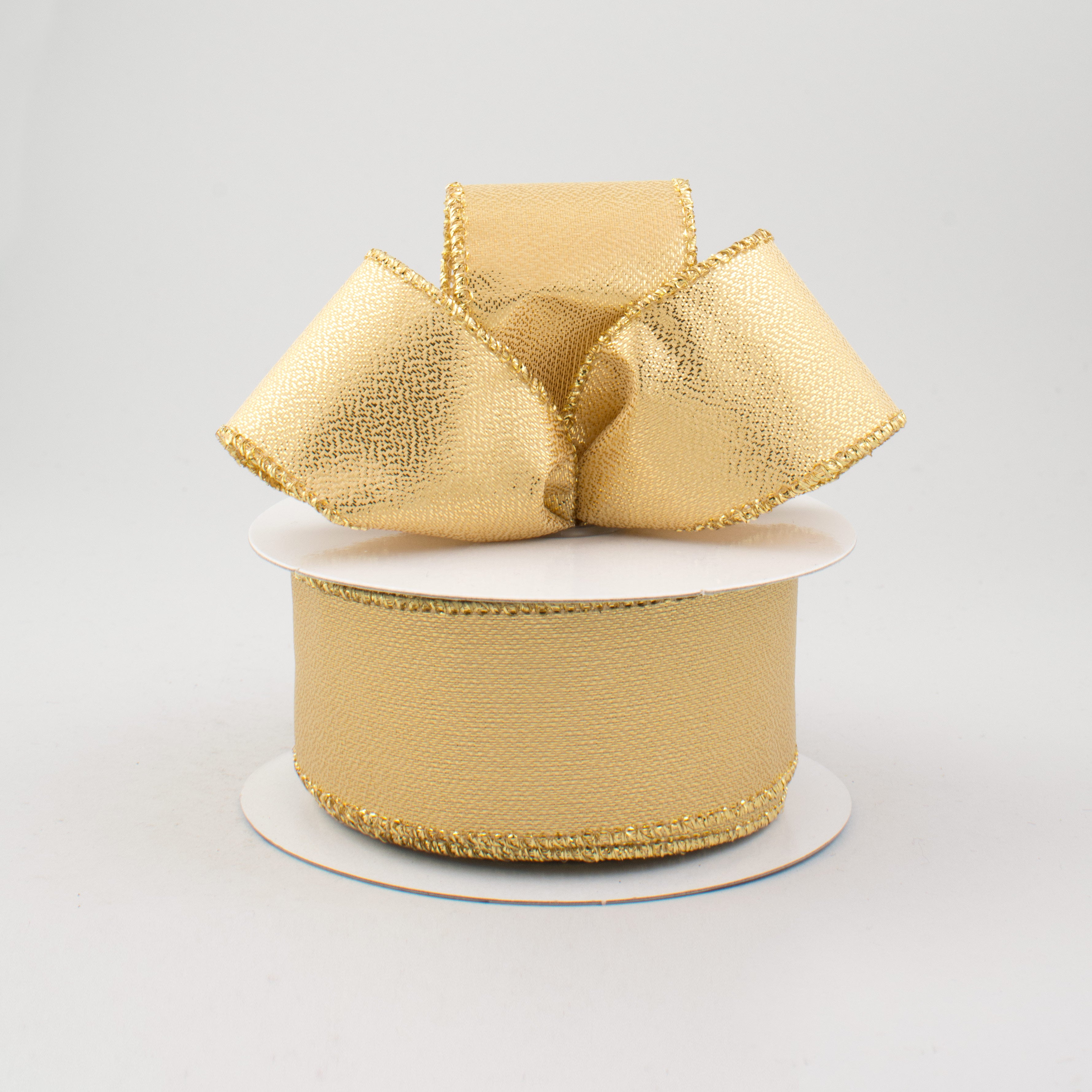 1.5" Metallic Ribbon: Gold (10 Yards)