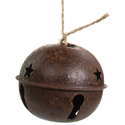 3" Jingle Bell Ornament: Rust