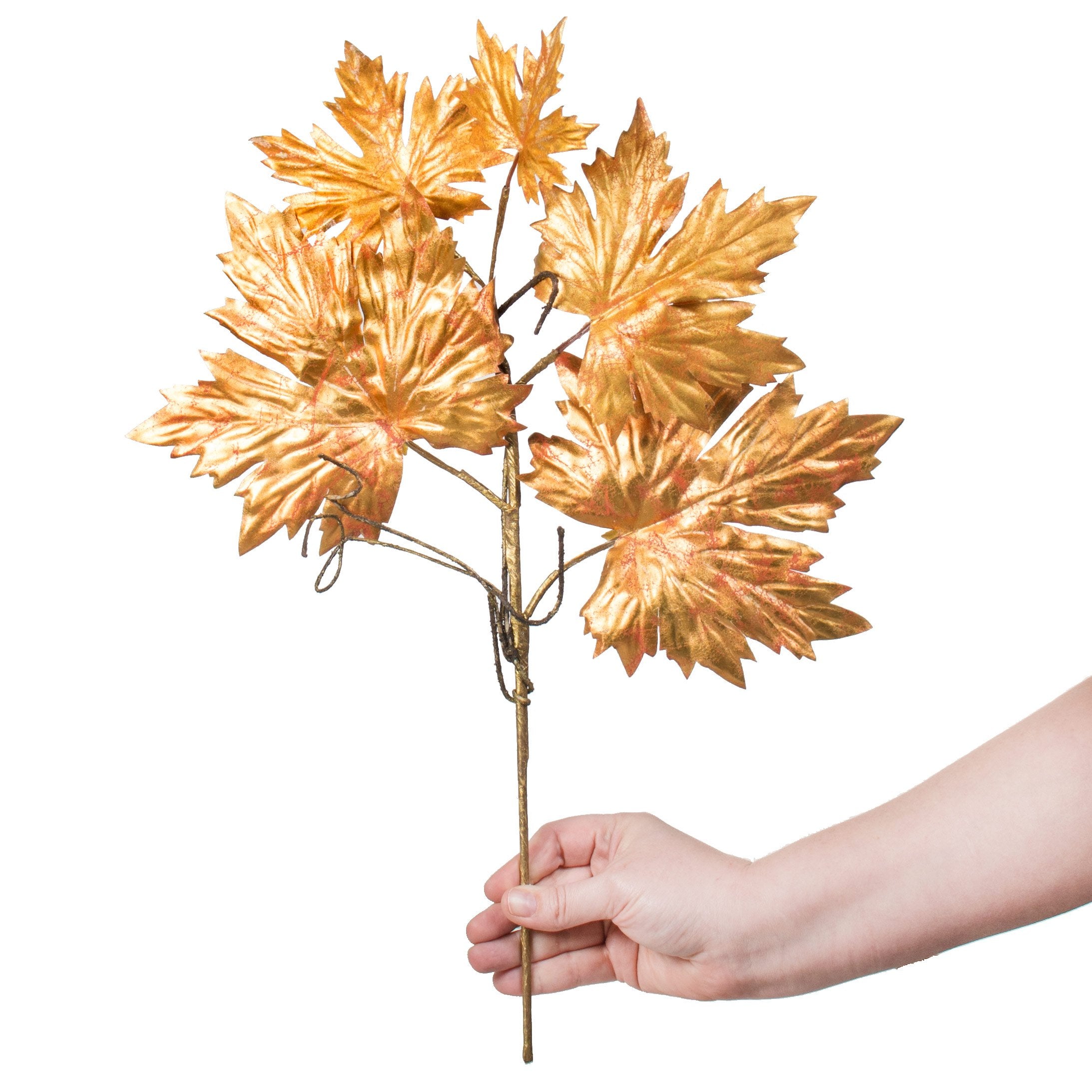 20" Maple Leaf Pick: Copper