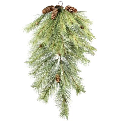 30" Northwoods Pine Teardrop: Green