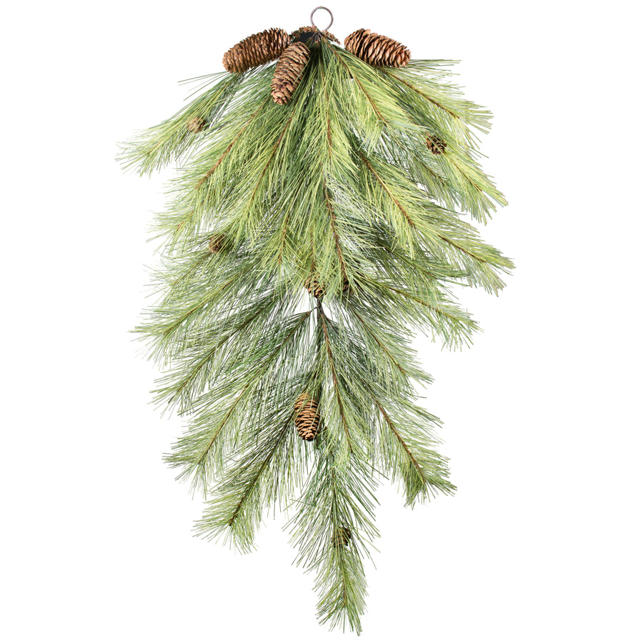 30" Northwoods Pine Teardrop: Green