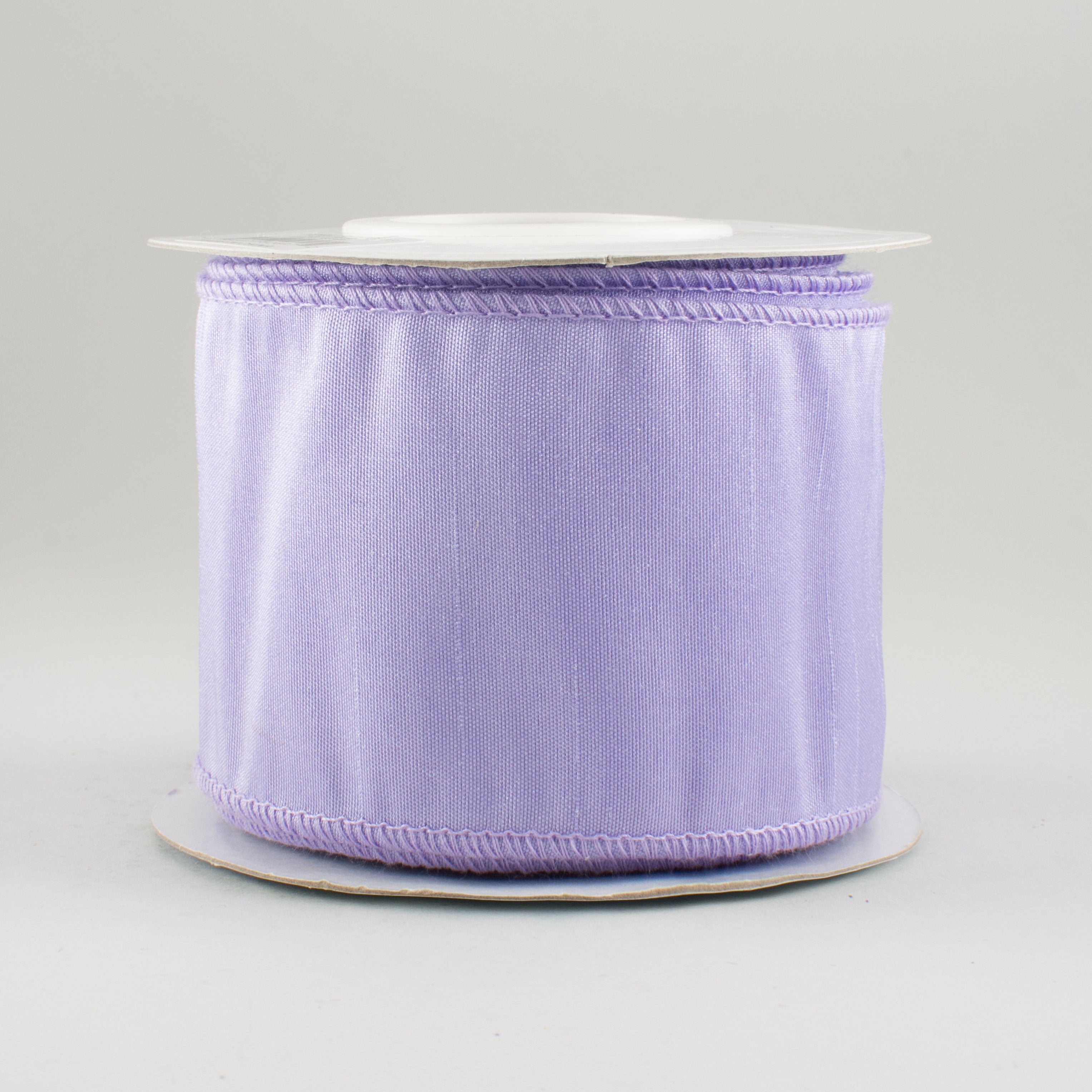 2.5" Faux Dupioni Ribbon: Lavender (10 Yards)