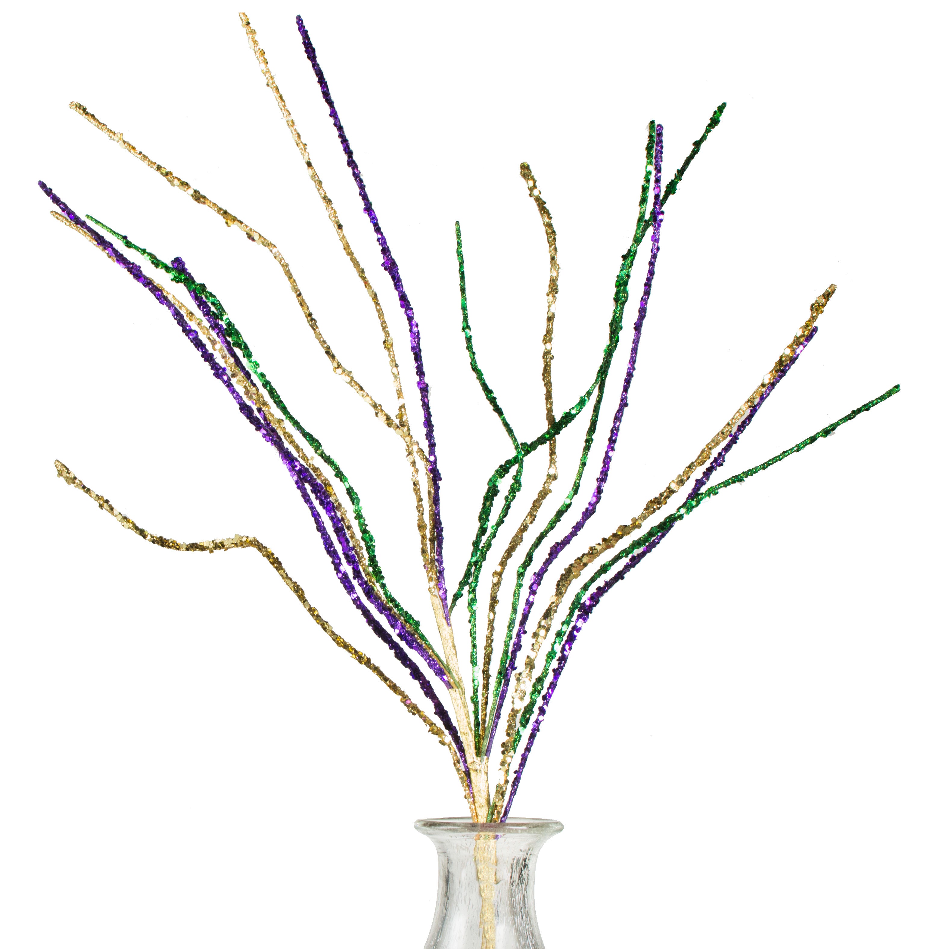 30" Glitter Grass Spray: PGG