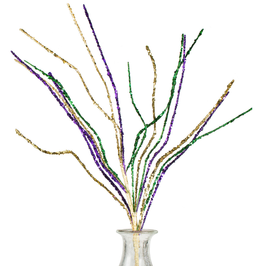30" Glitter Grass Spray: PGG