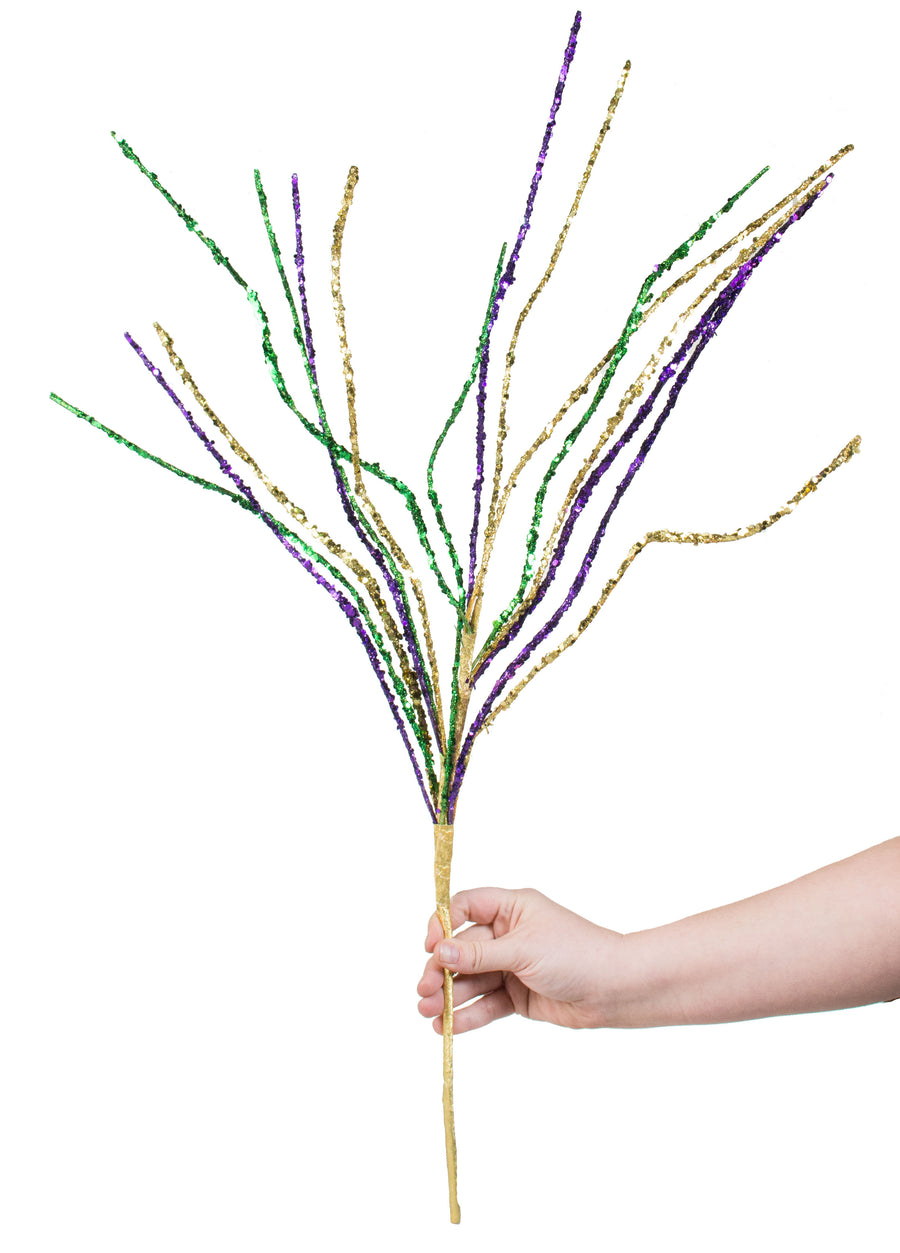 30" Glitter Grass Spray: PGG