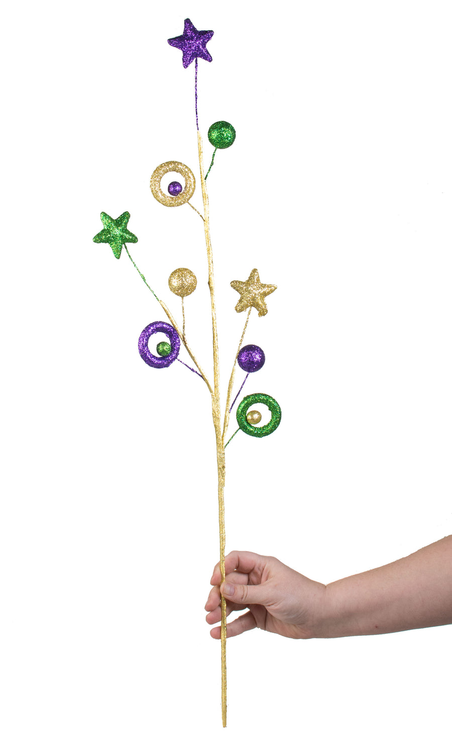 28" Glitter Ball Circle Star Spray: PGG