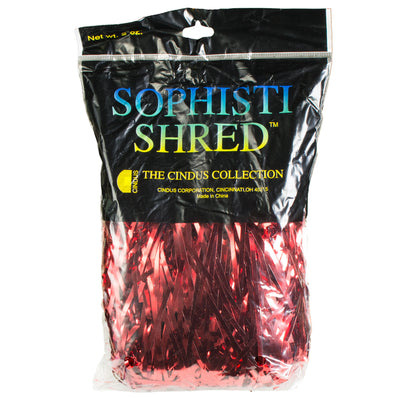 Metallic Shred: Red