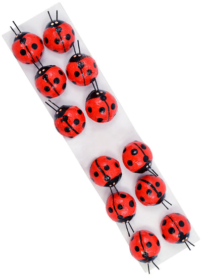 Ladybugs On Wire Picks (12)