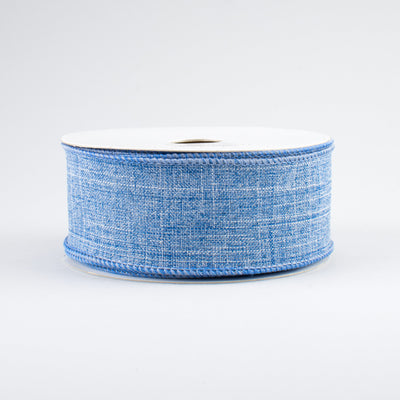 1.5" Royal Canvas Ribbon: Denim Blue (10 Yards)