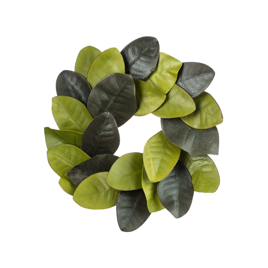 12" Magnolia Leaves Wreath