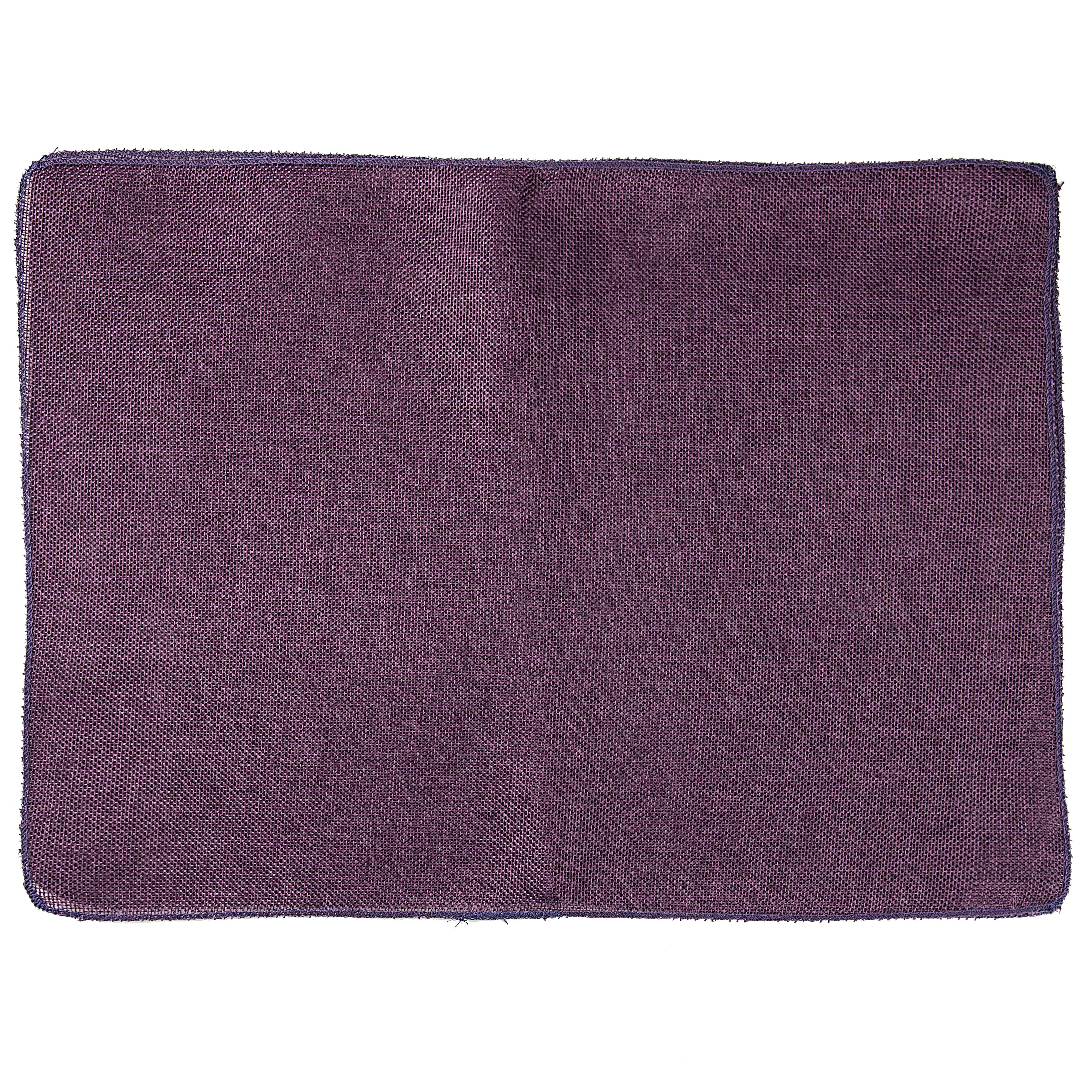 Faux Jute Placemats: Eggplant (10)