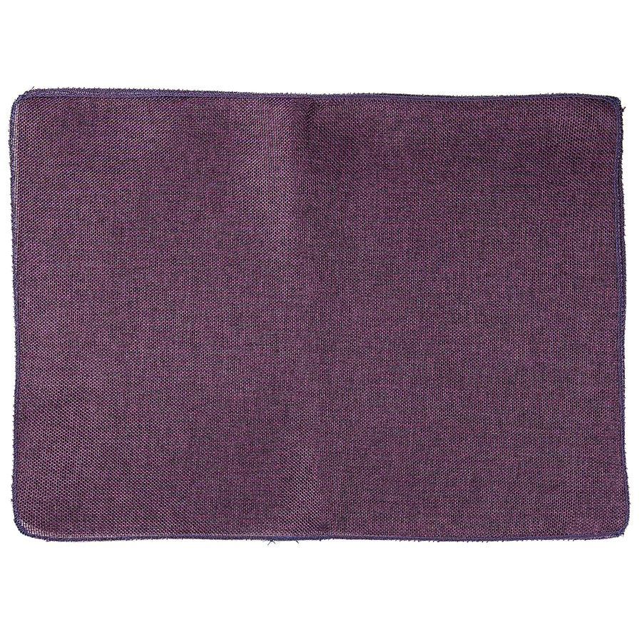 Faux Jute Placemats: Eggplant (10)