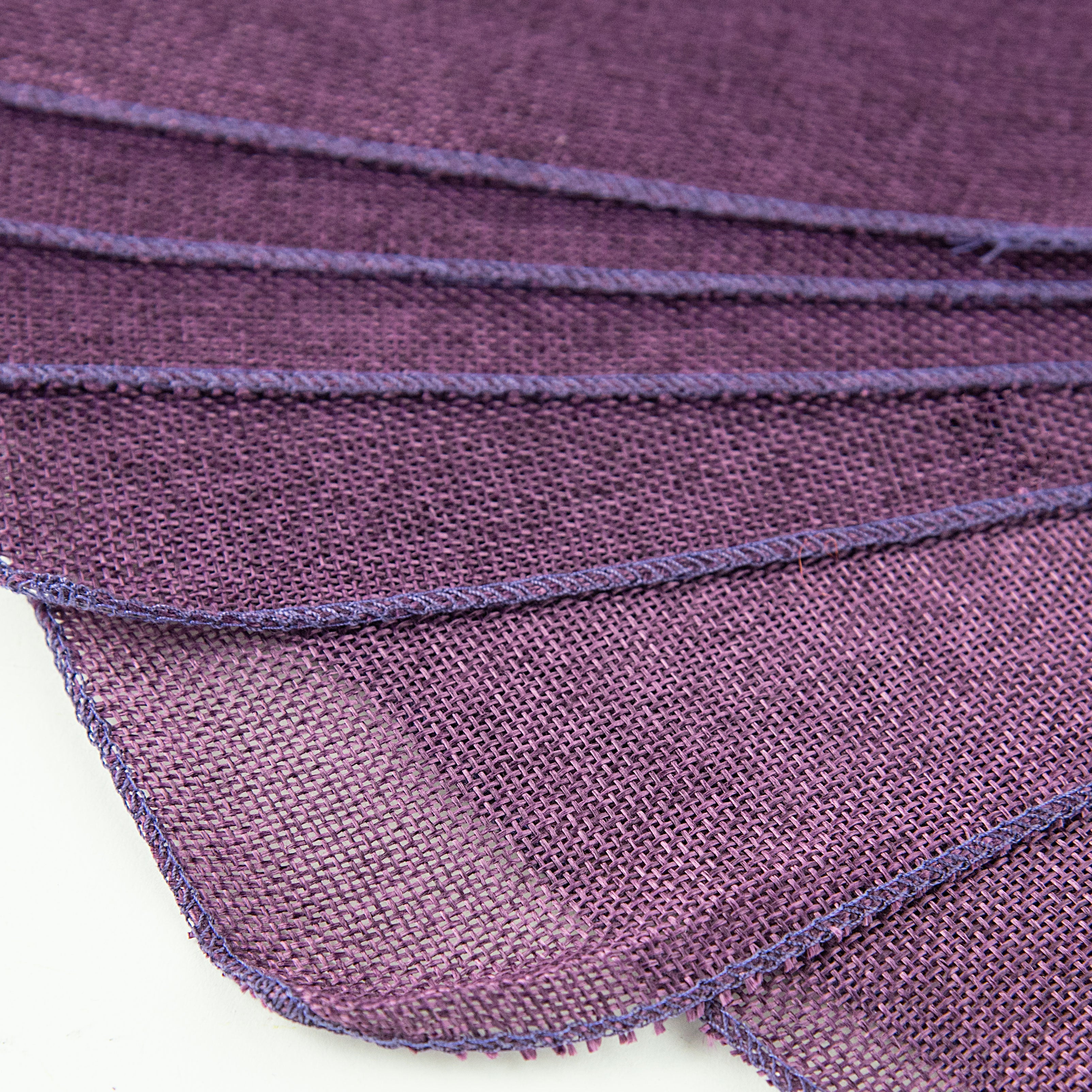 Faux Jute Placemats: Eggplant (10)