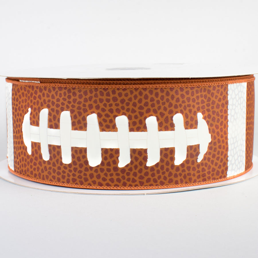 2.5" Football Laces Ribbon (50 Yards)