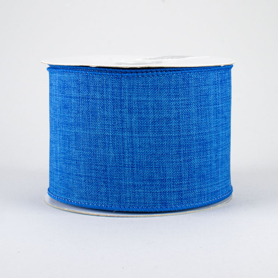 2.5" Royal Canvas Ribbon: Royal Blue (10 Yards)