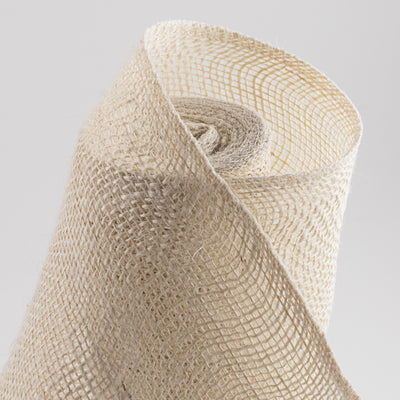 18" Colorfast Loose Weave Burlap: White (10 Yards)