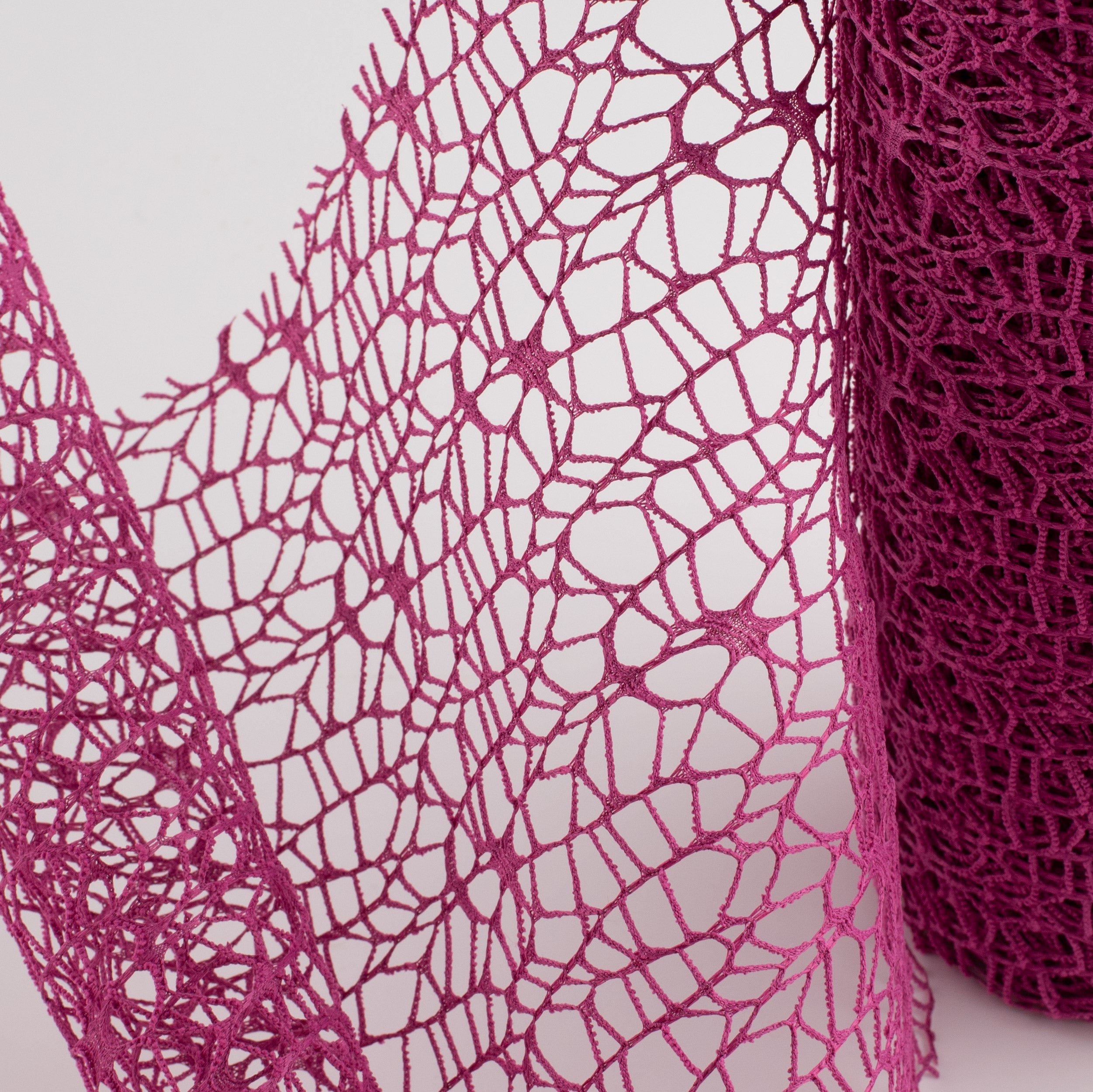 10" Deco Web Fabric: Fuchsia (10 Yards)