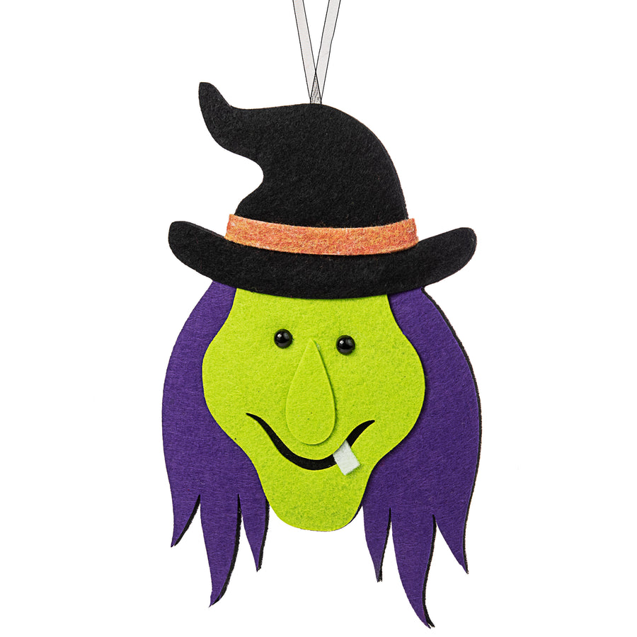 12.5" Foam Witch Head Ornament
