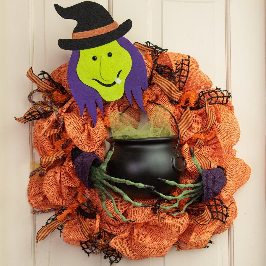 12.5" Foam Witch Head Ornament