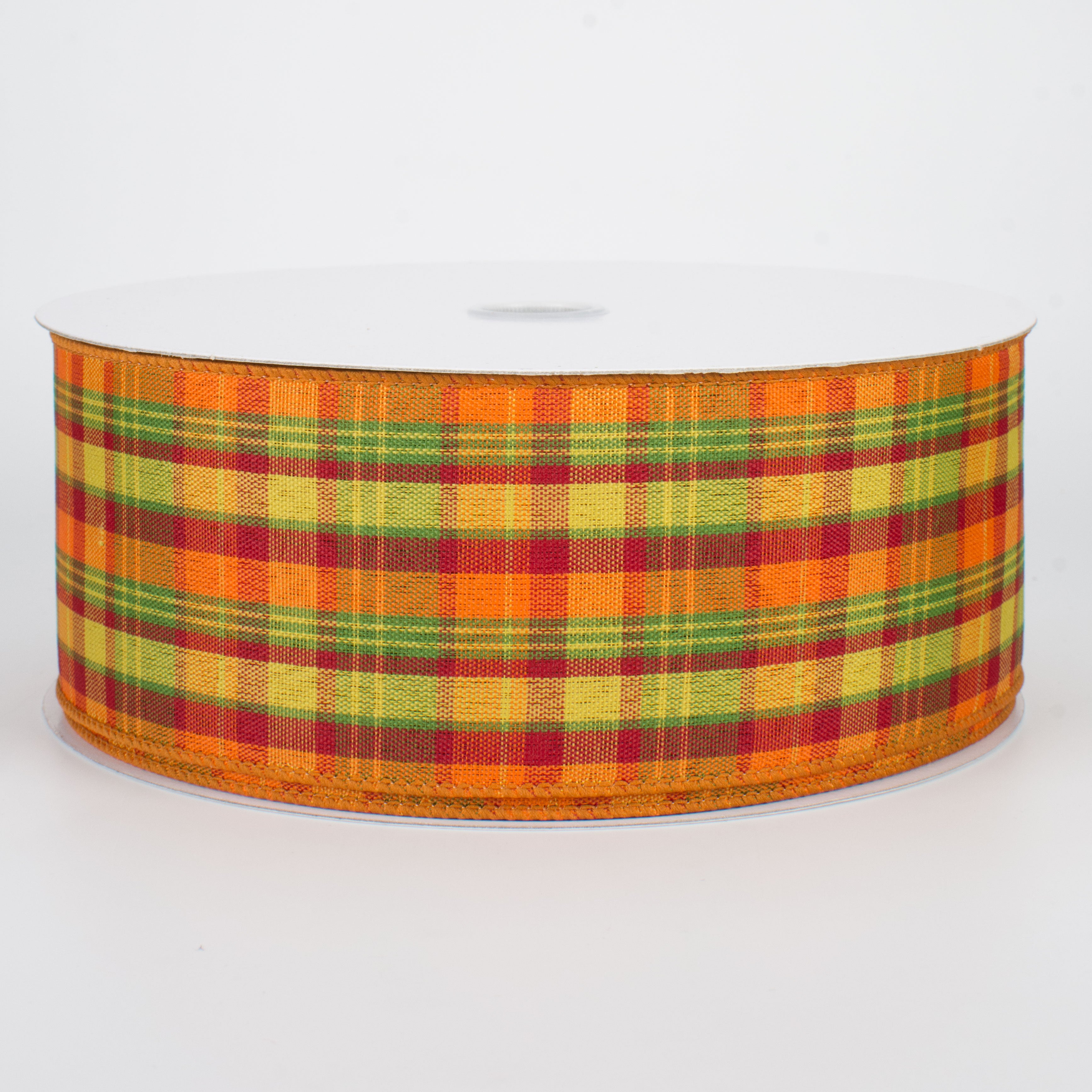 2.5" Fall Value Plaid Ribbon (50 Yards)