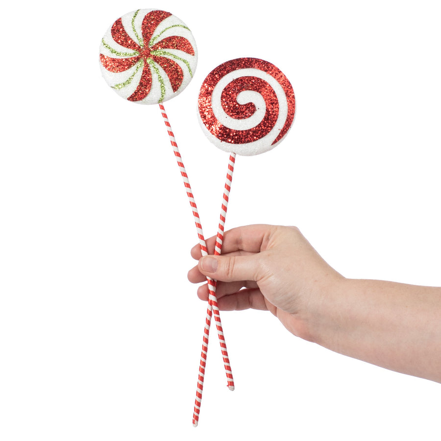 12" Peppermint Picks (Set of 2)
