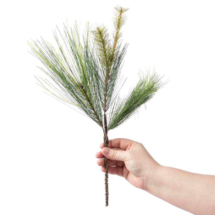 15" Evergreen Mixed Pine Spray
